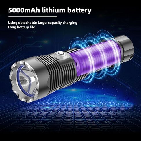 APLOS AP04 Scuba Diving Flashlight, 4000 Lumen Dive Light with Stepless Dimming, IPX8 Waterproof Underwater Dive Torch with Rechargeable Battery & Charger in Kuwait