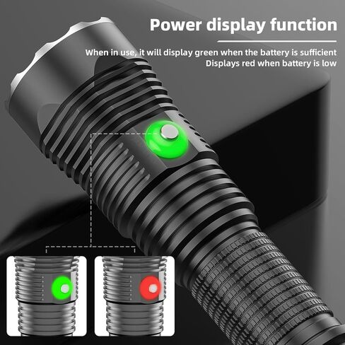 APLOS AP04 Scuba Diving Flashlight, 4000 Lumen Dive Light with Stepless Dimming, IPX8 Waterproof Underwater Dive Torch with Rechargeable Battery & Charger in Kuwait