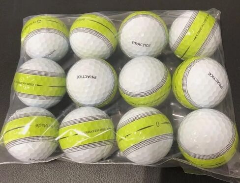 TaylorMade Tour Response Stripe Practice Golf Balls (Bulk Packaging) - 12-Balls in Kuwait