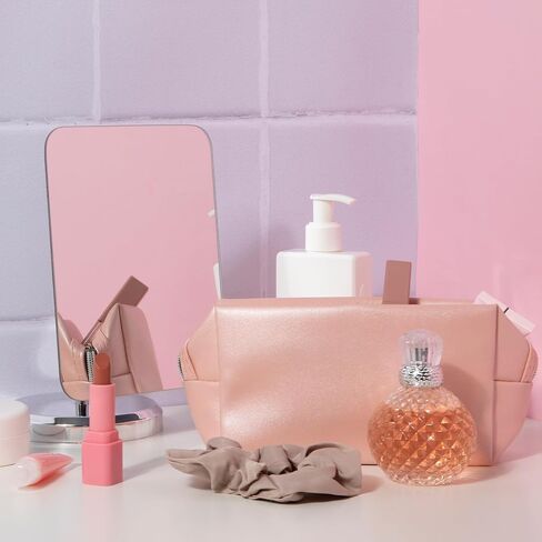 8 Pcs Acrylic Mirror Tiles 4x6 Inch Shatter Proof Plastic Mirrors with Soft Round Corners Non Glass Mirror Double Sided Protective Safety Mirror Sheets Self Adhesive Mirror Stickers Rectangular Mirror in Saudi Arabia