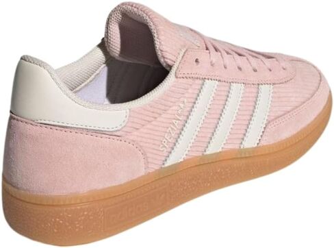 adidas Women's Handball Spezial Sneakers, Sandy Pink/Off White/Gum, Size 9.5 in Saudi Arabia