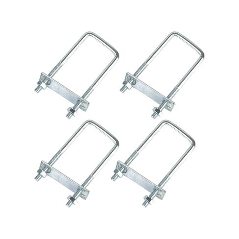 4 مجموعات من المسامير المربعة على شكل حرف U، مسامير على شكل حرف U من الصلب الكربوني، مسامير على شكل حرف U مع لوحات إطار وصواميل، ملحقات لمقطورة السيارات، مسامير مربعة على شكل حرف U لمقطورة السيارات، قارب التزلج، المراكب الشراعية، المقطورة (M8 × 40 × 120 م in Kuwait