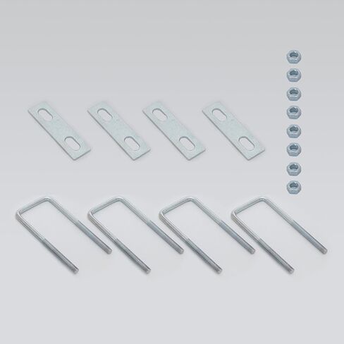 4 مجموعات من المسامير المربعة على شكل حرف U، مسامير على شكل حرف U من الصلب الكربوني، مسامير على شكل حرف U مع لوحات إطار وصواميل، ملحقات لمقطورة السيارات، مسامير مربعة على شكل حرف U لمقطورة السيارات، قارب التزلج، المراكب الشراعية، المقطورة (M8 × 40 × 120 م in Kuwait