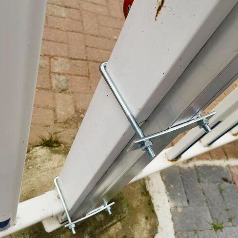 4 مجموعات من المسامير المربعة على شكل حرف U، مسامير على شكل حرف U من الصلب الكربوني، مسامير على شكل حرف U مع لوحات إطار وصواميل، ملحقات لمقطورة السيارات، مسامير مربعة على شكل حرف U لمقطورة السيارات، قارب التزلج، المراكب الشراعية، المقطورة (M8 × 40 × 120 م in Kuwait