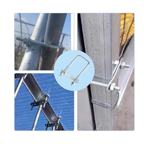 4 مجموعات من المسامير المربعة على شكل حرف U، مسامير على شكل حرف U من الصلب الكربوني، مسامير على شكل حرف U مع لوحات إطار وصواميل، ملحقات لمقطورة السيارات، مسامير مربعة على شكل حرف U لمقطورة السيارات، قارب التزلج، المراكب الشراعية، المقطورة (M8 × 40 × 120 م in Kuwait