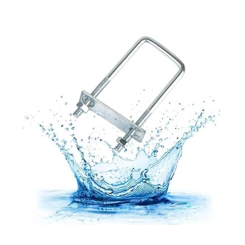 4 مجموعات من المسامير المربعة على شكل حرف U، مسامير على شكل حرف U من الصلب الكربوني، مسامير على شكل حرف U مع لوحات إطار وصواميل، ملحقات لمقطورة السيارات، مسامير مربعة على شكل حرف U لمقطورة السيارات، قارب التزلج، المراكب الشراعية، المقطورة (M8 × 40 × 120 م in Kuwait