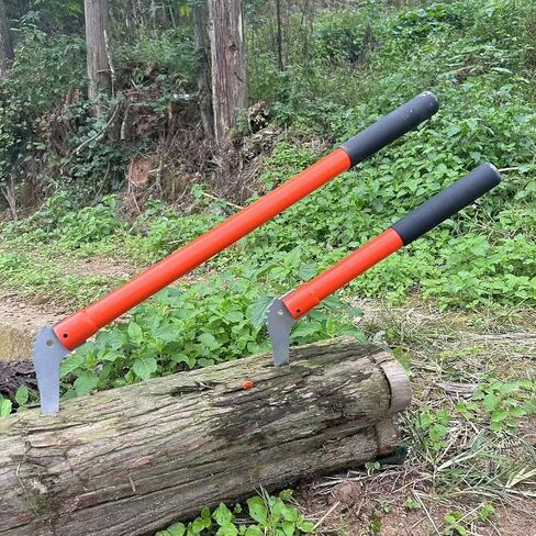 Pickaroon Hookaroon, 17in Pickaroon Logging Tool with Lightweight Anti-Slip Hook Handle for Lifting, Dragging, and Stacking Logs, Lightweight Logging Tools in Kuwait