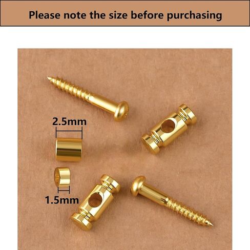 2Set Guitar Roller String Retainers Electric Guitar String Trees Guide Replacement Part Compatible with Fender Strat Tele Style Electric Guitar (Silver) in Kuwait