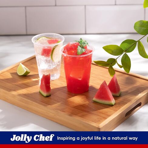 JOLLY CHEF 1200 Pack 9 oz Clear Plastic Cups,9 Ounce Small Disposable Cups, Cold Party Drinking Tumblers for Tasting, Drinking and Party in Kuwait