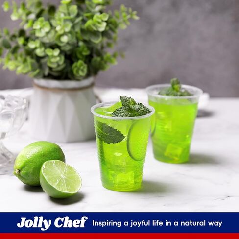 JOLLY CHEF 1200 Pack 9 oz Clear Plastic Cups,9 Ounce Small Disposable Cups, Cold Party Drinking Tumblers for Tasting, Drinking and Party in Kuwait