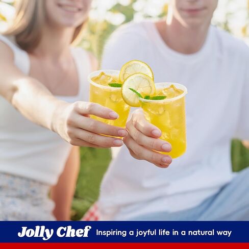 JOLLY CHEF 1200 Pack 9 oz Clear Plastic Cups,9 Ounce Small Disposable Cups, Cold Party Drinking Tumblers for Tasting, Drinking and Party in Kuwait