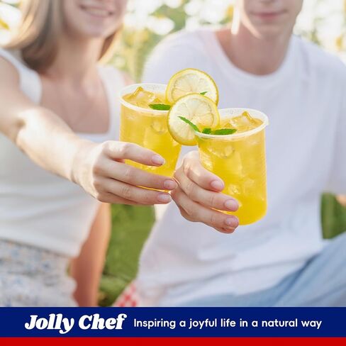 JOLLY CHEF 1200 Pack 9 oz Clear Plastic Cups,9 Ounce Small Disposable Cups, Cold Party Drinking Tumblers for Tasting, Drinking and Party in Kuwait
