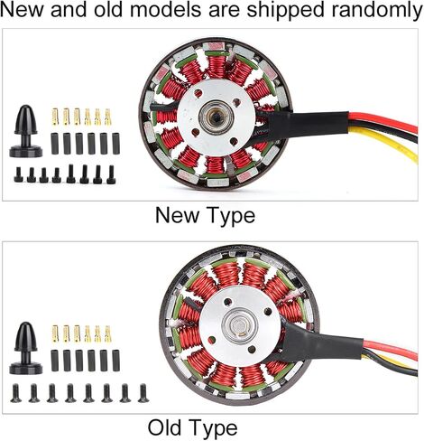 Metal Outdoor Big Load Brushless Motor, Hollow Cover Double Bearing Thick Line Aluminum Alloy Brushless Motor Electric Scooters Scooters in Saudi Arabia
