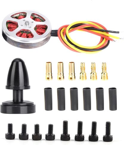 Metal Outdoor Big Load Brushless Motor, Hollow Cover Double Bearing Thick Line Aluminum Alloy Brushless Motor Electric Scooters Scooters in Saudi Arabia
