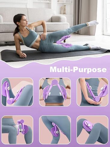 Thigh Master Exercise Equipment, Hip and Pelvis Trainer for Women Adjustable Resistance, Inner and Outer Thigh Toner, Home Workout Machine in Saudi Arabia