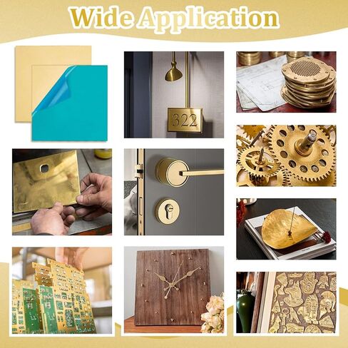 OLYCRAFT 2Pcs Brass Sheet 50x100mm Gold Brass Sheet 2mm Thick Rectangle Raw Brass Sheet Material Rectangle Metal Brass Sheet Blank Metal Sheet for Metal Stamping Models Repairs DIY Crafts in Saudi Arabia