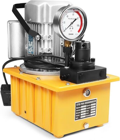 10000PSI 750 واط 220 فولت/380 فولت 7L مضخة هيدروليكية كهربائية مزدوجة التمثيل لوحة يدوية التعامل مع ماسورة زيت 3 متر in Kuwait