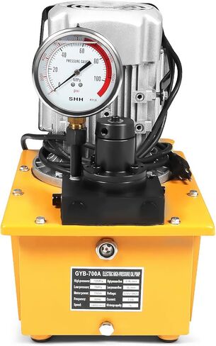 10000PSI 750 واط 220 فولت/380 فولت 7L مضخة هيدروليكية كهربائية مزدوجة التمثيل لوحة يدوية التعامل مع ماسورة زيت 3 متر in Kuwait