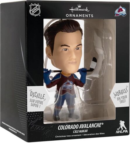 زينة عيد الميلاد المميزة NHL Colorado Avalanche Cale Makar Bouncing Buddy in Saudi Arabia