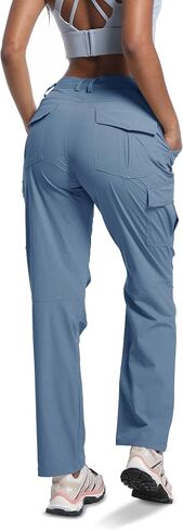 WENRONSTA Women's Hiking Pants Lightweight Quick Dry Waterproof UPF 50+ Camping Fishing Outdoor Work Cargo Pants in Kuwait