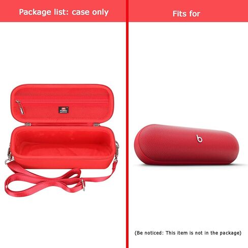 FBLFOBELI Hard Carrying Case Compatible with Beats Pill 2024 Wireless Bluetooth Speaker, Protective Case with Shoulder Strap (Gold) in Kuwait