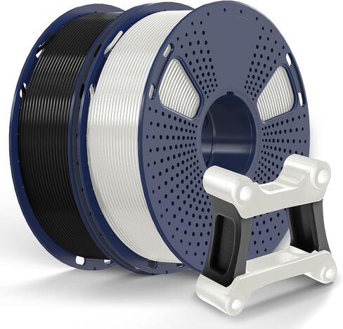 SUNLU PETG Filament 1.75mm - 2kg(4.4lbs) Elite PETG 3D Printer Filament, 1.75mm Dimensional Accuracy +/- 0.02mm, Black + Black PETG Filament Bundle in Saudi Arabia