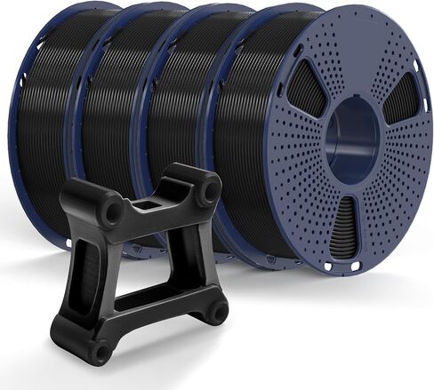 SUNLU PETG Filament 1.75mm - 2kg(4.4lbs) Elite PETG 3D Printer Filament, 1.75mm Dimensional Accuracy +/- 0.02mm, Black + Black PETG Filament Bundle in Saudi Arabia