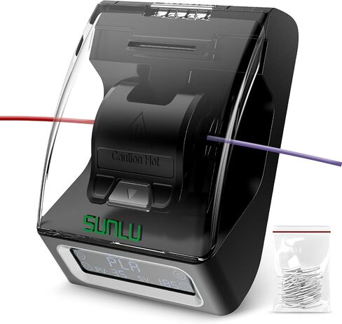 SUNLU PETG Filament 1.75mm - 2kg(4.4lbs) Elite PETG 3D Printer Filament, 1.75mm Dimensional Accuracy +/- 0.02mm, Black + Black PETG Filament Bundle in Saudi Arabia