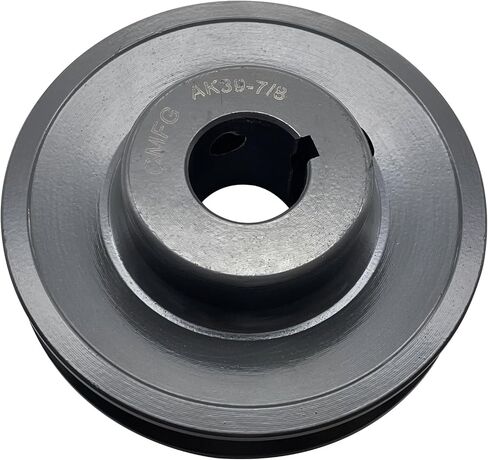 AK39-7/8 v Belt Pulley 3.75 inch OD, 7/8 Inch Bore,Cast Iron Material, AK Single Groove v Belt Pulleys for "A" or "4L" or "3L" Belts,AK39X7/8 Pulley in Kuwait