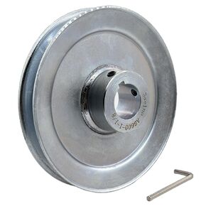 AB600-1 1/8 Single Groove Web Sheaves, v Belt Pulley 1 1/8 inch bore 6" OD,Motor Pulley Carbon Steel for A B 5L 4L V-Belts