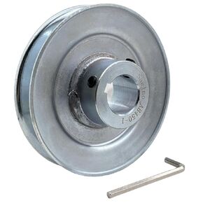 AB450-1 Single Groove Web Sheaves,v Belt Pulley 1 inch bore 4.5" OD,Motor Pulley Carbon Steel for A B 5L 4L V-Belts