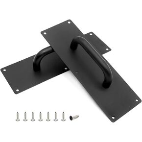 Stainless Steel Pull Push Door Handle with Plates Escape Doors Fire Doors Push and Pull Doors