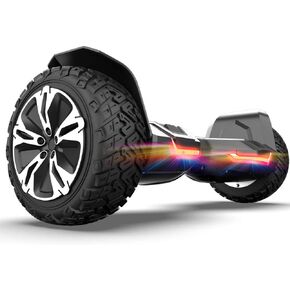 Warrior 8.5 inch Off Road All Terrain Smart G2 Hoverboard with Bluetooth Speaker and Led Lights, Self Balancing Hoverboards for Kids & Adults UL2272 Certified