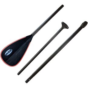 Tough 3 Piece Compact Paddle for Inflatable SUP Light 33oz with NO TWIST - Oval Shaft by airSUP