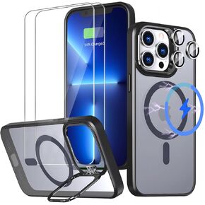 [5 in 1 Designed for iPhone 15 Plus Clear Case with Screen Protector[2 Pack] +Camera Lens Protector[2 Pack], Military Grade Drop Protection Transparent Cover 6.7 Inch