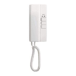 Aiphone IE-2AD Chime Tone Single- or Double-Door Intercom System Master Handset with Door Release Button, Supports up to Two Sub-Master Handsets