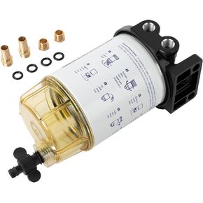 S3213 Fuel Filter Water Separator Assembly Compatible with Outboard Marine Motor Racor Mercury Yamaha Engines 35-60494-1 18-7928 18-7919 18-7922 18-7853-1