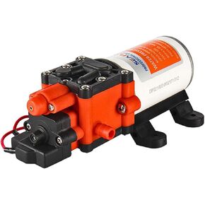 SEAFLO Diaphragm Pump 12V 100 PSI 1.3 GPM 5.0 LPM Water Pressure Pump for Caravan/RV/Boat/Marine