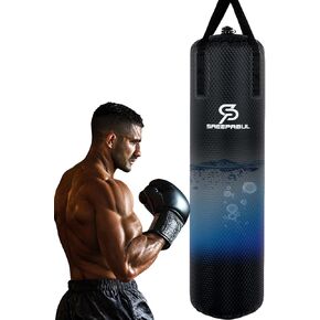 Water Punching Bag Anti Leak Heavy Duty Aqua Bag Boxing for Adults Adjustable Water Level Home Gym Workout Heavy Punching Bag for Training Fitness MMA Boxing Heavy Bag