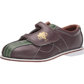 Mens TCR 3V Cobra Rental Bowling Shoes- Hook and LoopBrown/Green 11