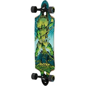 Rayne Longboards 2022 Supreme 36" Drop-Through Downhill & Freeride Longboard Complete, Green