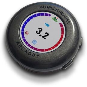 Digital Putting Green Reader Golf Putting Training Aid Golf Accessories Gift, 55mm*23mm, Black