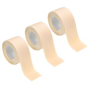 uxcell 3 Rolls Beige Caulk Sealant Strip Waterproof Self Adhesive, 1.5" x 10.5Ft Toilet Caulk Tape, Bathtub Caulk Sealing Strip for Kitchen Countertop, Sink, and Floor Edge Protector