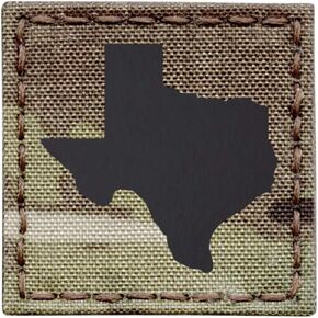 Texas mult1cam Infrared IR 2x2 Tactical Morale Hook Patch