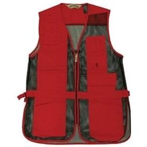 Bob-Allen Shooting Vest, Right Handed, Red, Medium