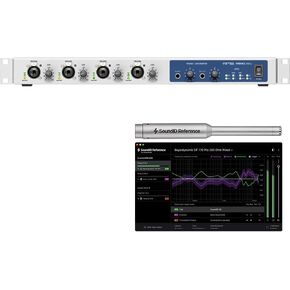 RME Fireface 802 FS 60-Channel USB-B Audio/MIDI Interface Bundle with SONARWORKS SoundID Reference Speaker and Headphone Calibration Software with Measurement Microphone