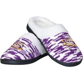 FOCO LSU Tigers Sherpa Lined Colorblend Cup Sole - Womens Medium