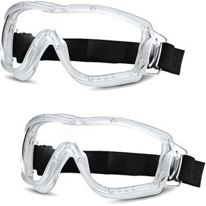 Kids Safety Goggles, Toddler Safety Glasses With UV Anti-Fog,Clear Lens Glasses Cleaning Cloth Included