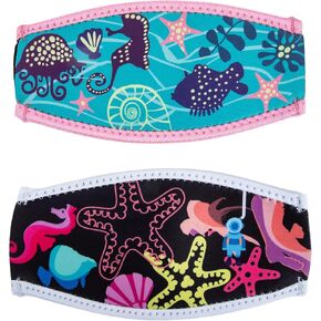 BESPORTBLE 2Pcs Neoprene Cover for Dive Masks Double- Layer Design Dive Wrapping Strap Diving Supplies