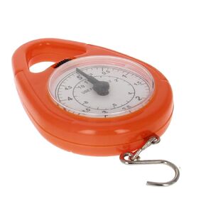 Utoolmart Hanging Spring Scale, 5kg ABS Plastic Portable Handheld Hanging Weight Scale, Orange